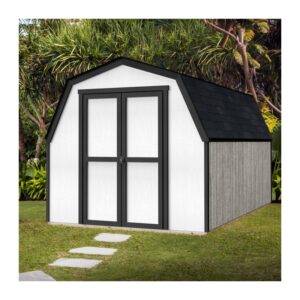 Bagstera 8' x 12' Wooden Storage Shed with Floor