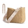 Women’s Brown Straw Shoulder Bag